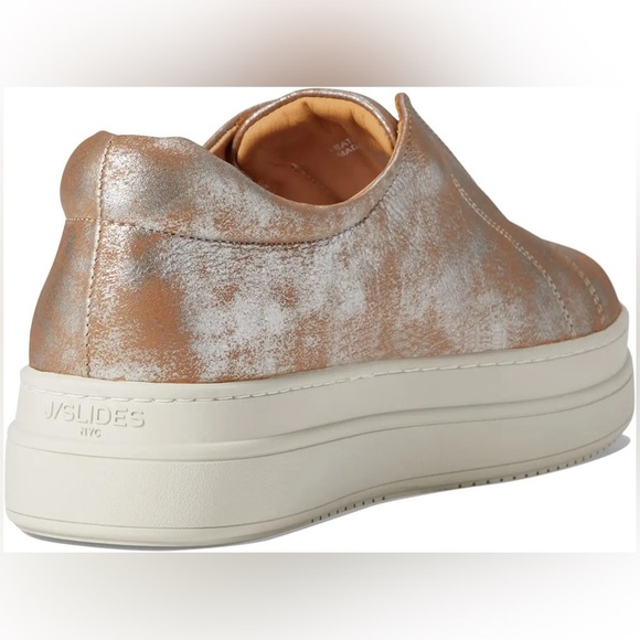 J Slides NYC women’s Noel platform leather sneakers size 7.5 - Picture 3 of 11